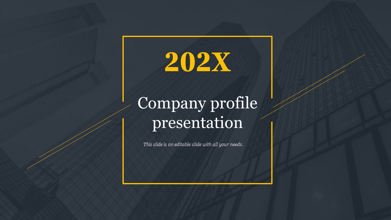 company profile presentation for title slide